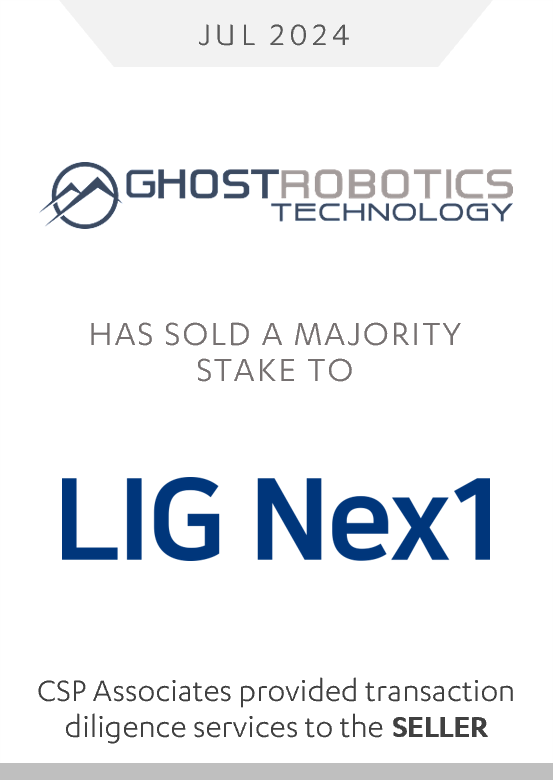 Ghost Robotics Corporation Sold Majority Stake To LIG Nex1