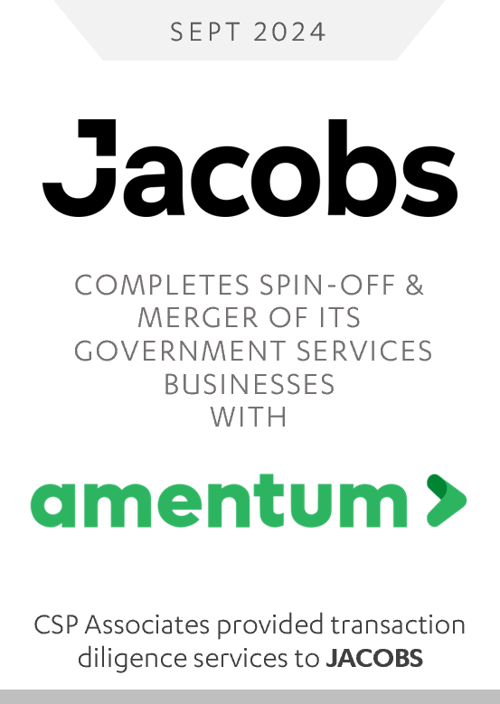 Jacobs Completes Merger With Amentum