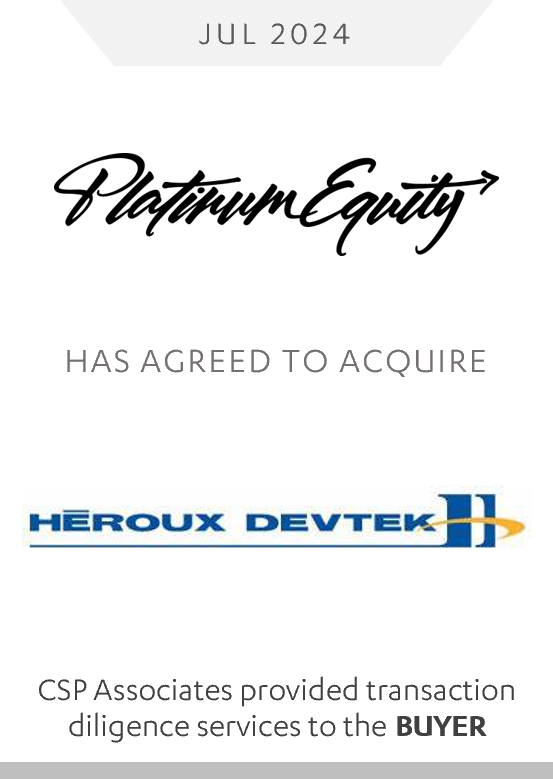 Platinum Equity Agrees To Acquire Héroux-Devtek